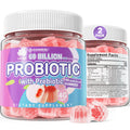 Probiotic Gummies 60 Billion CFU for Women Men & Kids, 11 Strains Probiotics + Organic Prebiotics Fiber for Immune, Digestive Health, Supports Constipation, Diarrhea, Gas & Bloating - Sugar Free, 60ct