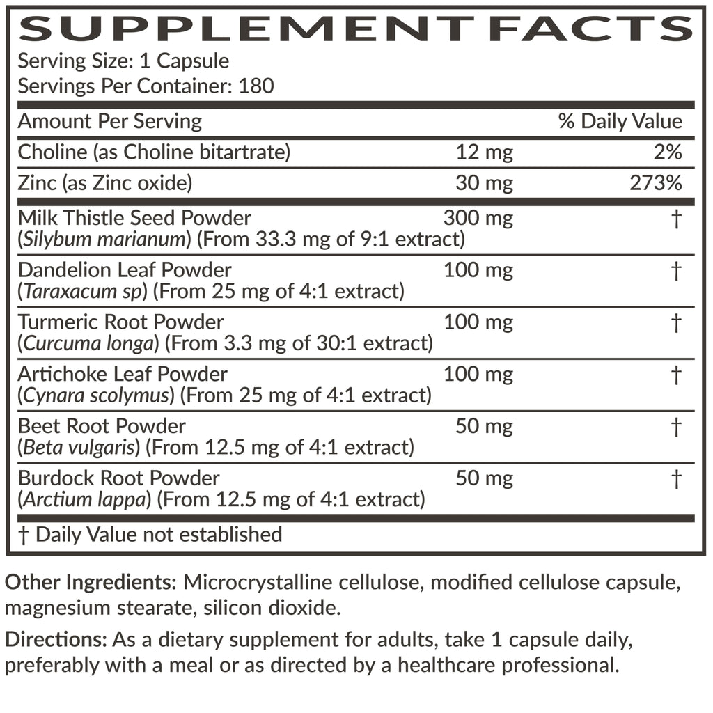 Futurebiotics Liver Detox Advanced Detox & Cleanse Formula Supports Healthy Liver Function with Milk Thistle, Dandelion Extract, Turmeric, Artichoke Leaf, & More, Non-GMO, 60 Vegetarian Capsules