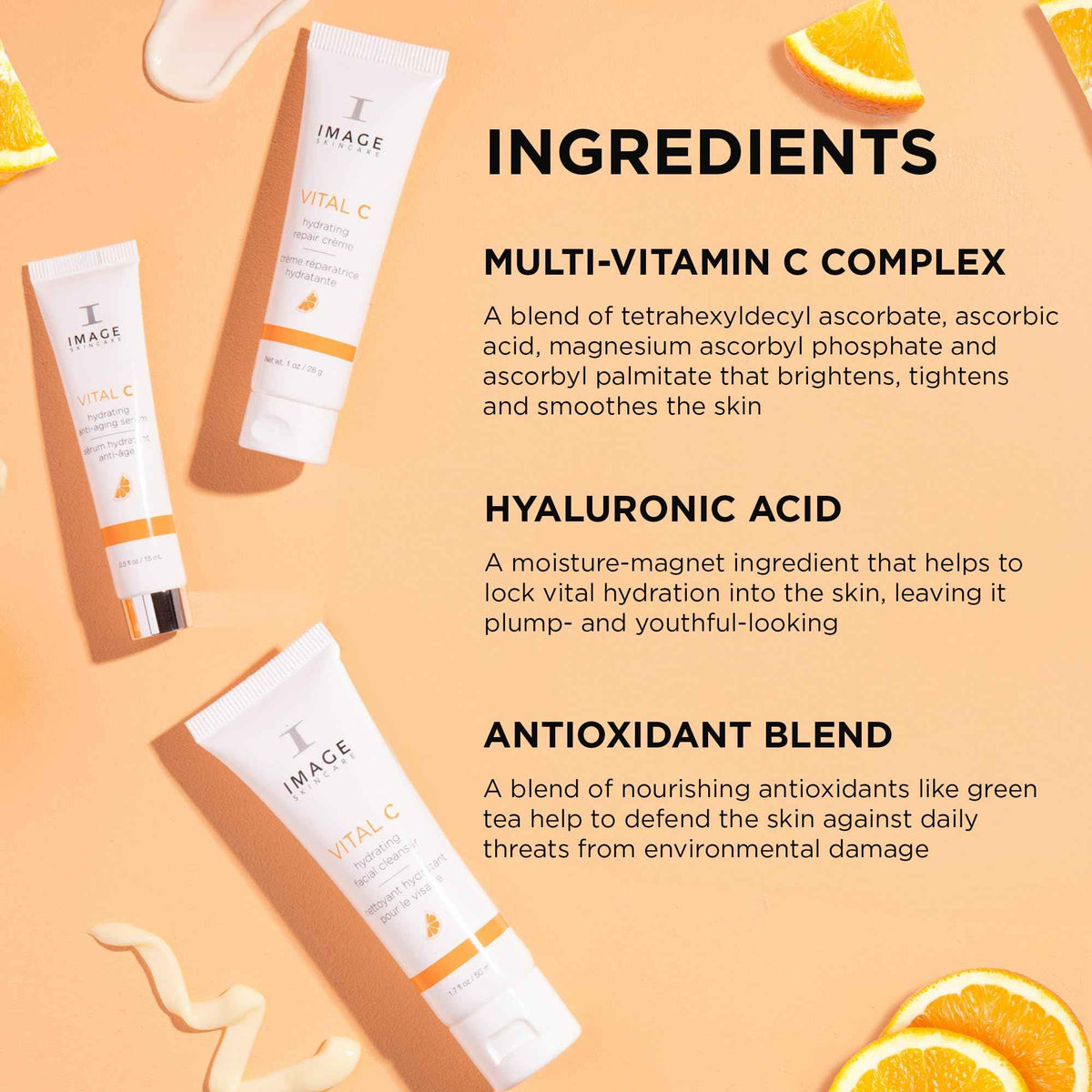 IMAGE Skincare, VITAL C Hydrating Anti-Aging Serum, with Potent Vitamin C to Brighten, Tone and Smooth Appearance of Wrinkles, Sample Size 0.5 fl oz