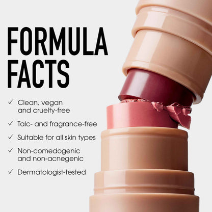 bareMinerals Gen Nude Dew in One Cheek & Lip Stick - Berry Me in Merlot