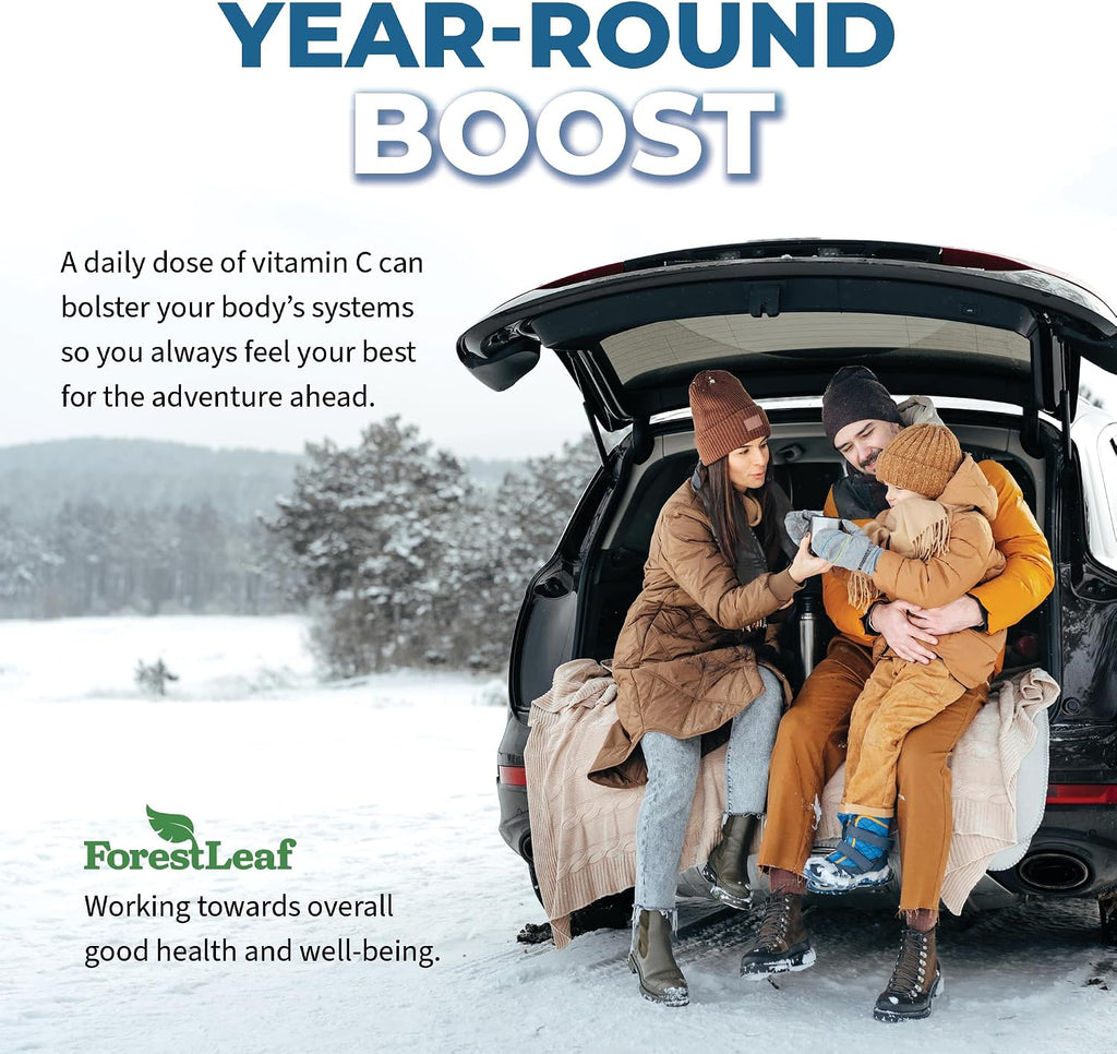 ForestLeaf Immune Support Supplement with Vitamin C + Quercetin for Immunity - Immune Boosters for Adults with Liposomal VIT C, Quercetin & Stinging Nettle - 2 in 1 Immune System Defense Booster