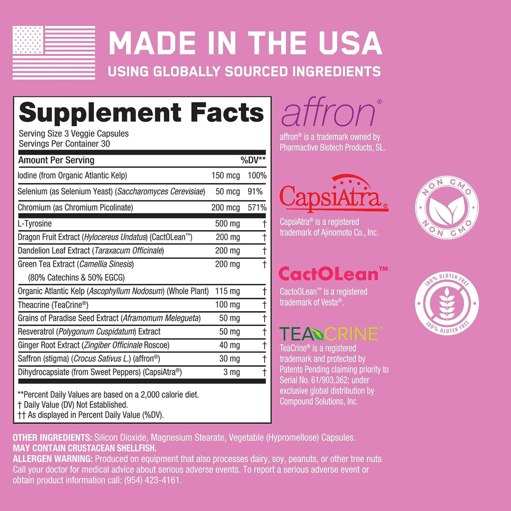 SteelFit Steel Slim, Weight Loss Solution for Women - 90 Capsule | Metabolism Booster Supports Female Metabolic Health and Enhances Energy & Mood - Dietary Supplement with All-Natural Formula