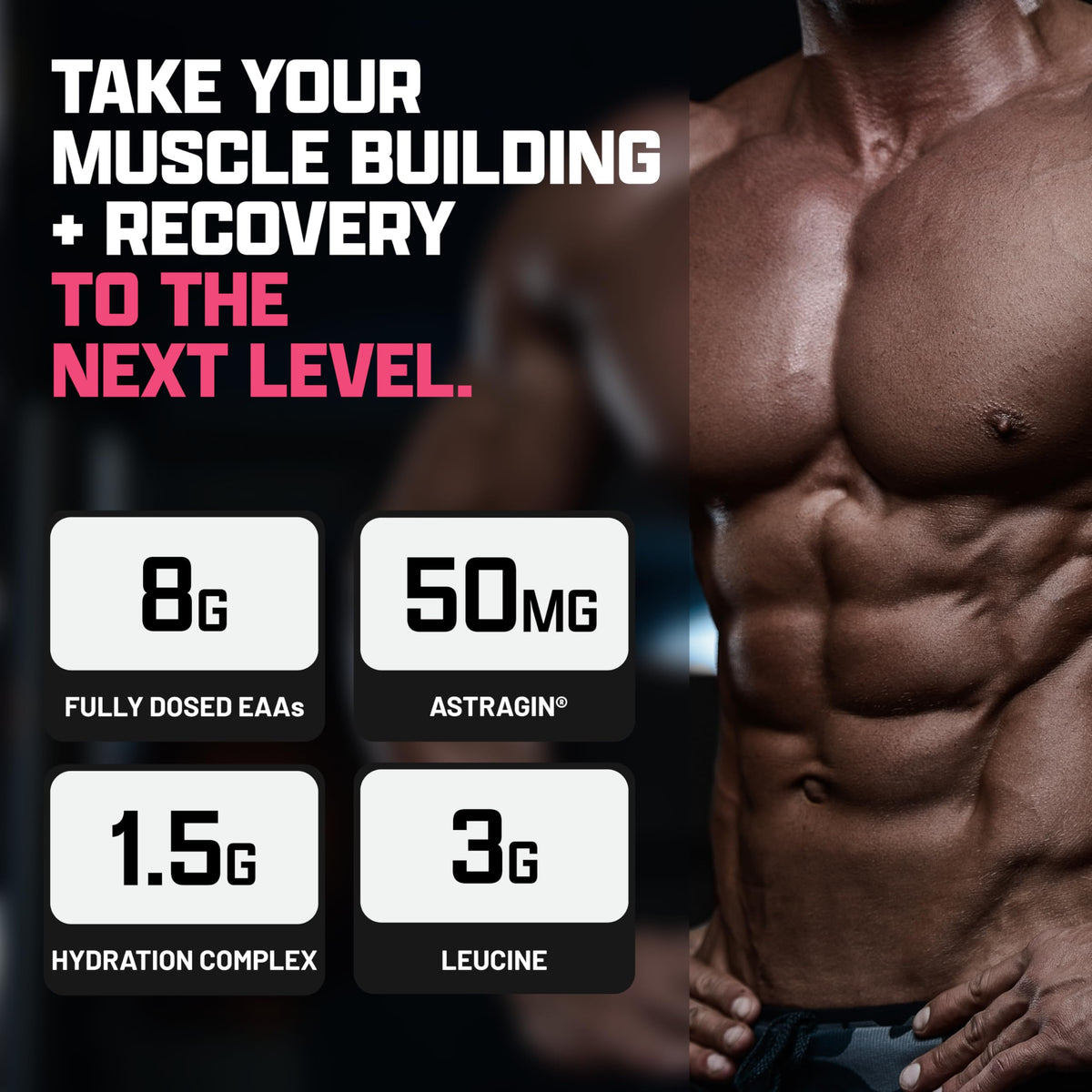 Nutrex Research EAA Hydration | EAAs + BCAA Powder | Muscle Recovery, Strength, Muscle Building, Endurance | 8G Essential Amino Acids + Electrolytes | Strawberry Watermelon 30 Serving
