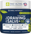 Owell naturals Chickweed Drawing Salve with Aloe Vera for boils, Cyst, Splinters, Poison Ivy/Oak, Skin Disorder, Irritations, Burns, Minor Cuts, Dry Skin, Itching