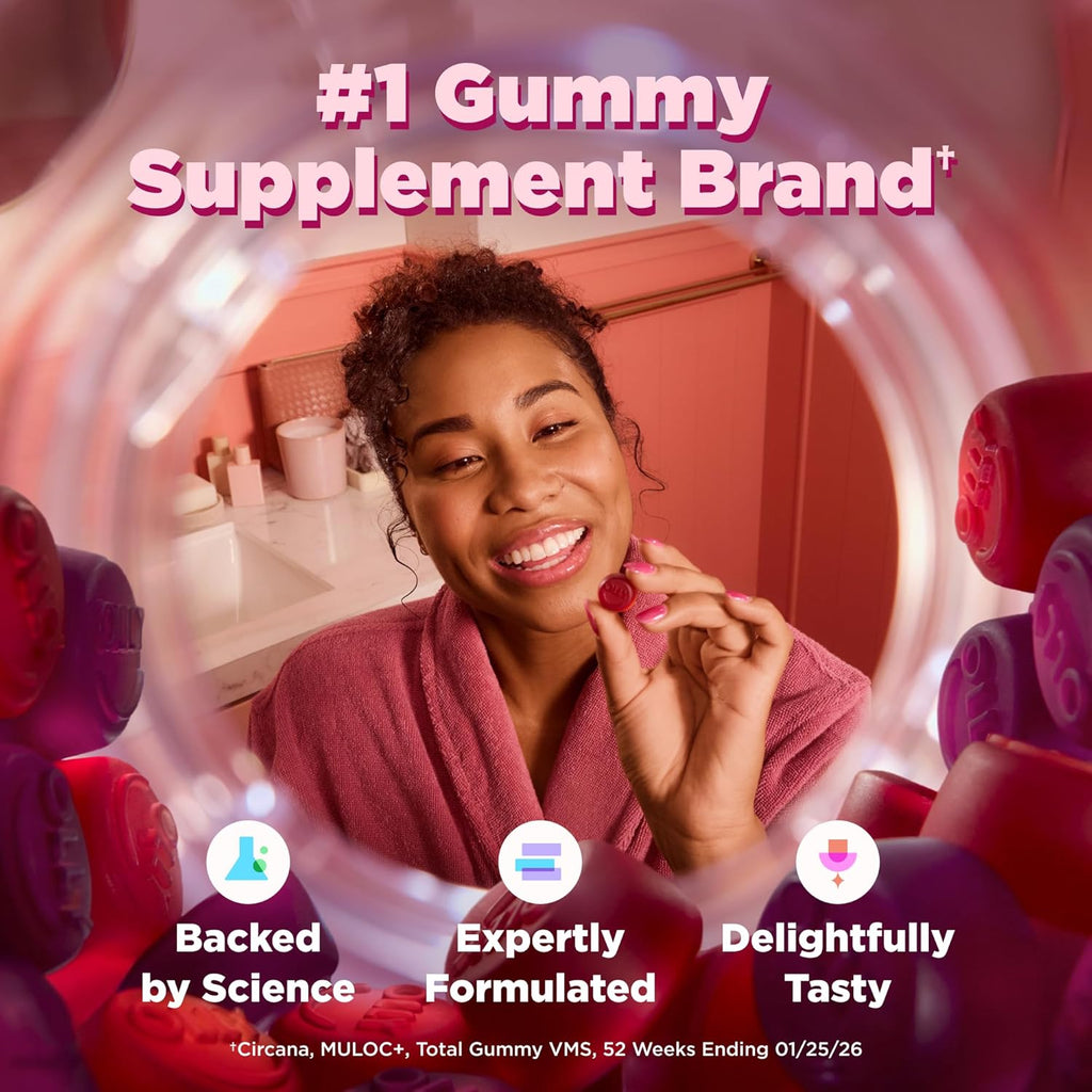 OLLY Prenatal Multivitamin Gummy, Daily Blend for Mommy & Baby - 60 Count