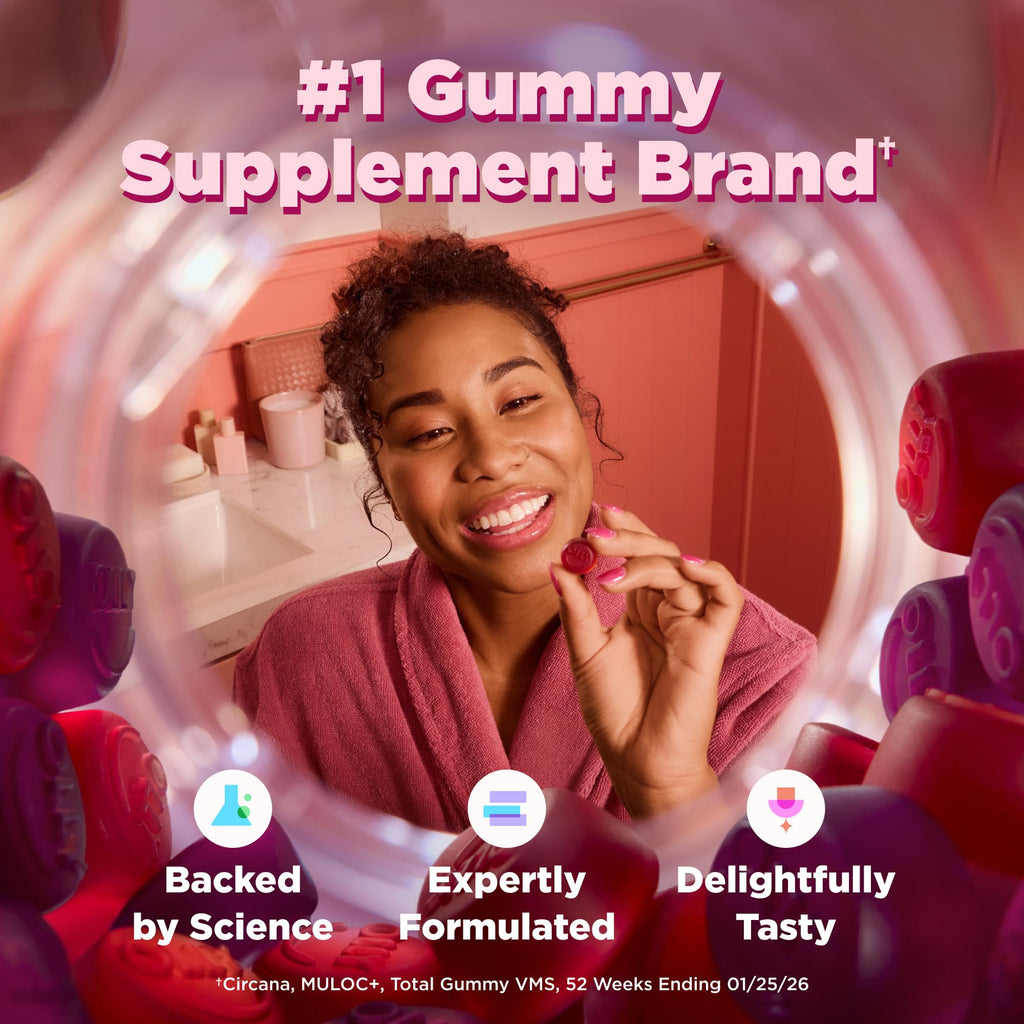 OLLY Prenatal Multivitamin Gummy, Daily Blend for Mommy & Baby - 60 Count