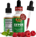 ZETOX | Zeolite Detox for Kids and Adults | Enhanced with Methyl Vitamin B12 and D3 | Premium Grade Liquid Clinoptilolite Zeolite Drops | Supports Gentle Daily Detox, Energy, and Focus (60 Servings)