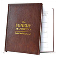 Sunrise Manifesto Guided Morning Journal - Gratitude & Mindfulness | Premium Faux Leather Cover, Daily Self-Care Ritual for Manifestation & Reflection, Undated Wellness Tracker for Women and Men