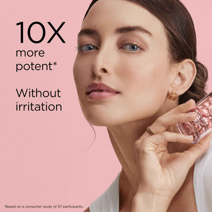 Elizabeth Arden Retinol + HPR Ceramide Rapid Skin Renewing Anti-Aging Face Serum Capsules, Fine Lines & Wrinkles Treatment with Peptides