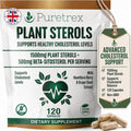 Plant Sterols Complex with Beta-Sitosterol, CoQ10, Hawthorn Berry & Grape Seed Extract, 120 Vegan Capsules, Cardiovascular Wellness & Cholesterol Balance Daily Support, Non-GMO, UK Made
