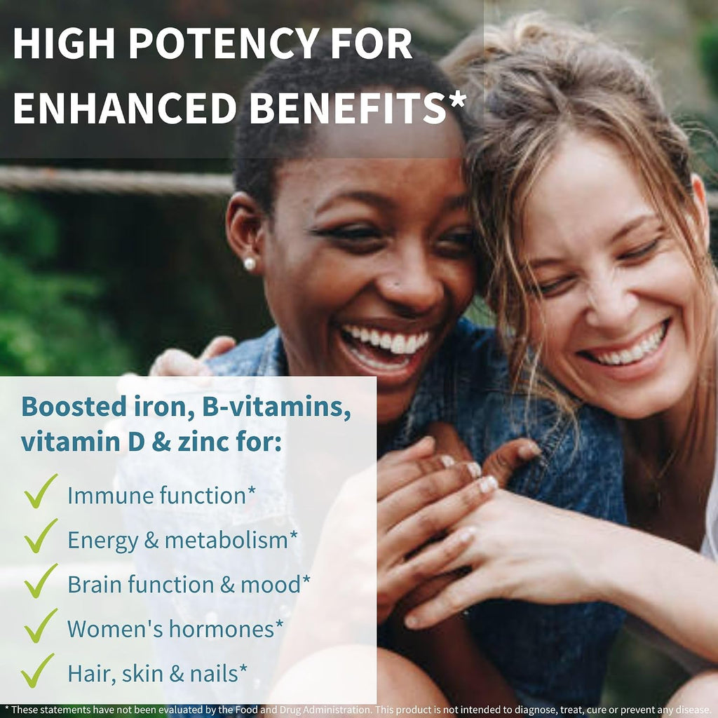 Multivitamin & Minerals for Women + Astaxanthin Complex Vegan Bundle, Sustained Release Advanced Multivitamin with Iron + Natural 4 mg H. Pluvialis Astaxanthin, by Igennus