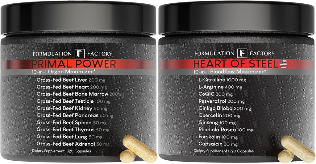 Formulation Factory Primal Power x Heart of Steel