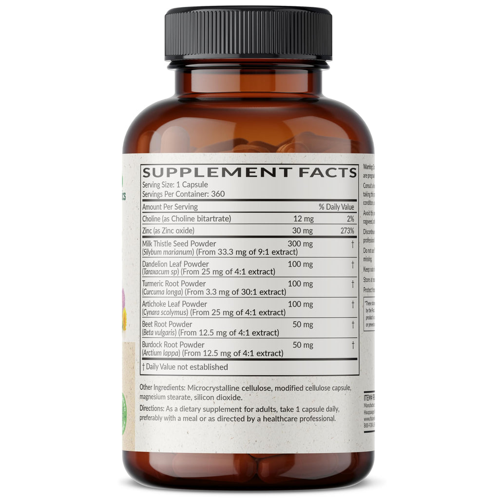 Futurebiotics Liver Detox Advanced Detox & Cleanse Formula Supports Healthy Liver Function with Milk Thistle, Dandelion Extract, Turmeric, Artichoke Leaf, & More, Non-GMO, 60 Vegetarian Capsules