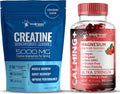 WELLNESS LABSRX Creatine Gummies 5000mg - Magnesium Glycinate Gummies 1000 mg | Bundle