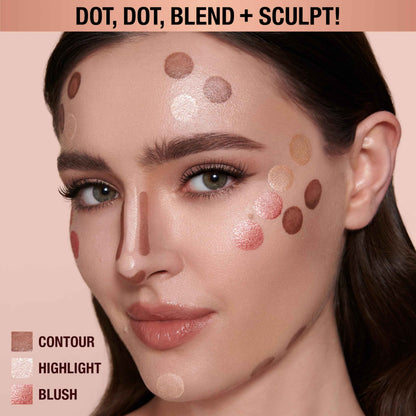 Charlotte Tilbury Pillow Talk Beauty Light Wand Liquid Highlighter Makeup - Soft-Focus Nude-Pink Highlighter & Blush for Cheeks - Pearlescent, Weightless Radiant Finish - Pillow Talk Original