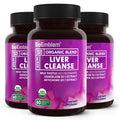 BioEmblem USDA Organic Liver Cleanse - 80% Silymarin Milk Thistle Extract for Liver Health and Liver Function with Dandelion & Artichoke Extracts - 100% Vegan, Non-GMO - Herbal Liver - 180 Capsules