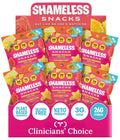 Shameless Snacks Tropical Paradise Mixed Bag - Sour Gummy Candy | 5 Tropical Flavors Per Bag Fruit Snacks, Keto 3g Sugar - Gluten Free Vegan Gummies for Adults