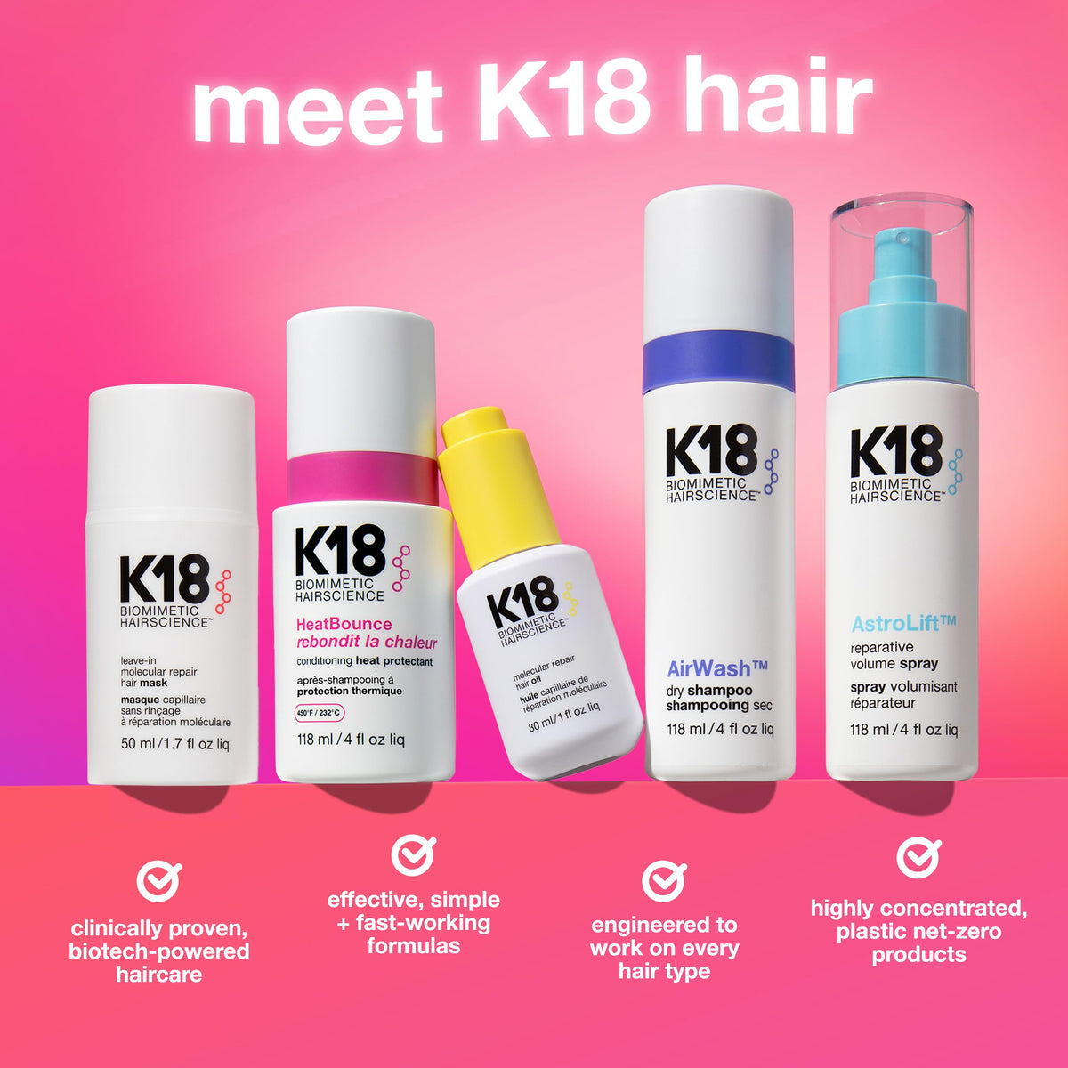 K18 Damage Shield Protective Shampoo, Reduces Frizziness & Tangles, Maintains Hair Health