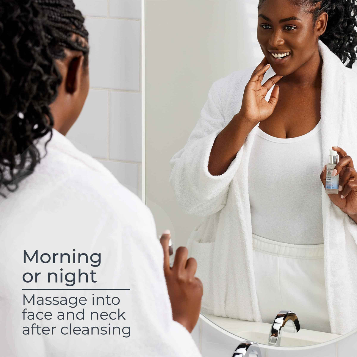 Eucerin Immersive Hydration Smoothing Face Serum, Ultra-Lightweight Hyaluronic Acid Serum Reduces the Look of Fine Lines and Wrinkles, 1 Fl Oz Bottle