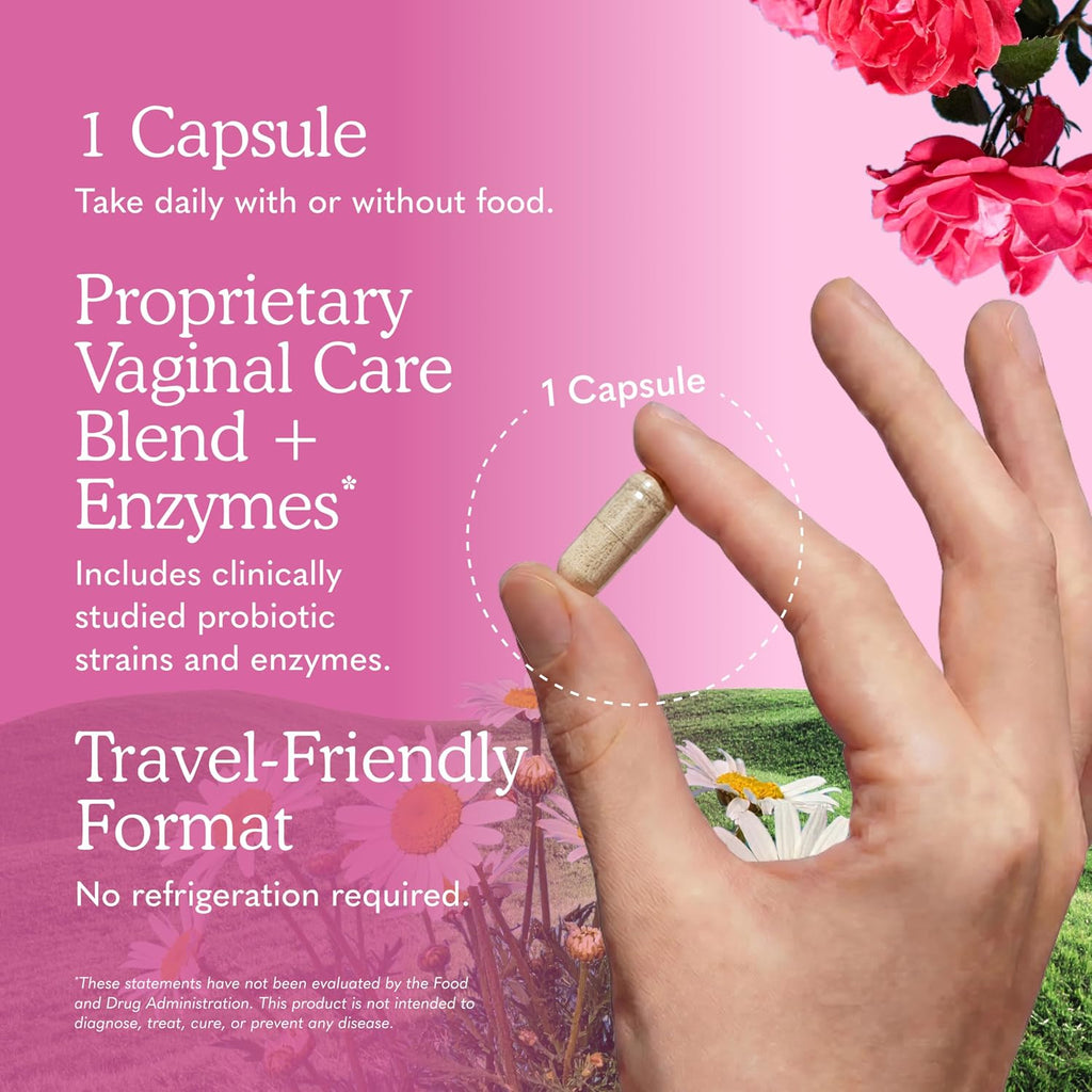 Garden of Life Raw Probiotics for Women's Vaginal Care with Acidophilus, Shelf Stable Probiotic Promotes Yeast Balance, Vaginal, Urinary Tract Health, 30 Vegetarian Capsules | 38 Probiotic Strains, Supports Vaginal & Urinary Tract Health, Vegetarian, Shel