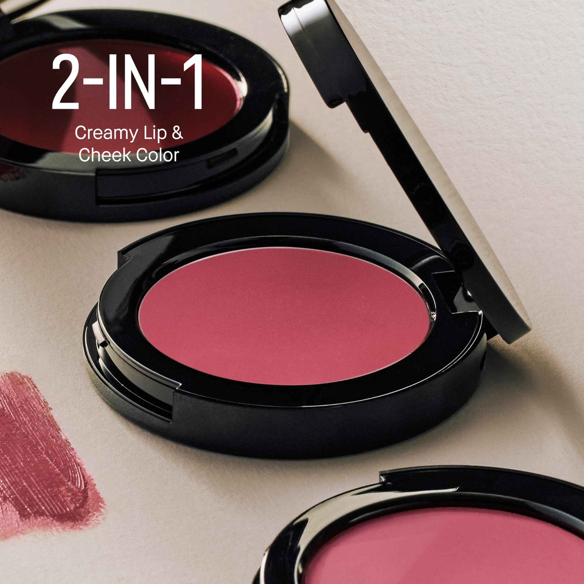 Bobbi Brown Pot Rouge | Multi-Use Cream Blush and Lip Tint | Dewy, Natural-Looking Flush for Cheeks and Lips | Mirrored Compact Travel-Size Face Makeup Blusher, Velvet Plum, 0.13 Ounce