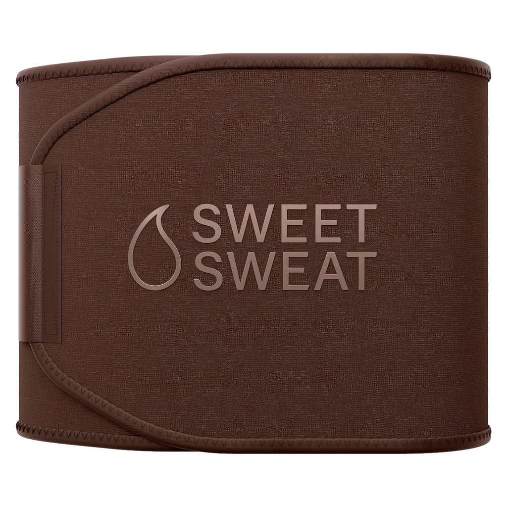 Sports Research Sweet Sweat® Waist Trimmer - Premium Sweat Enhancing Fitness Band for Women & Men