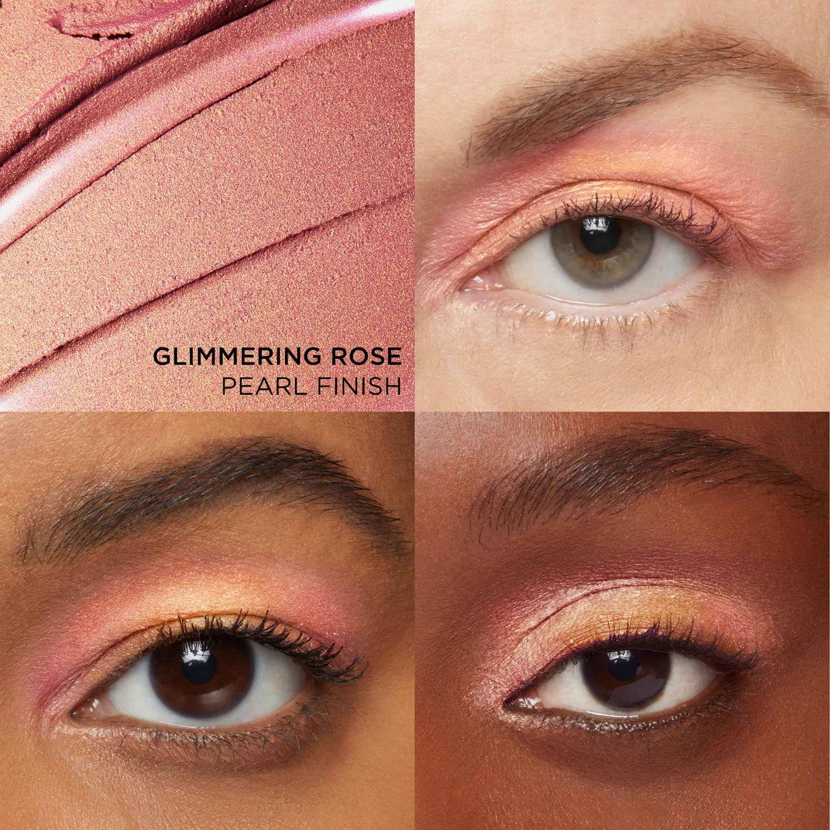 IT Cosmetics Superhero No-Tug Waterproof Eyeshadow Stick, Glimmering Rose (Rose Gold Pearl) - Longwear, Blendable Cream Eyeshadow with Built-In Primer - Suitable for Sensitive Eyes - 0.05 oz
