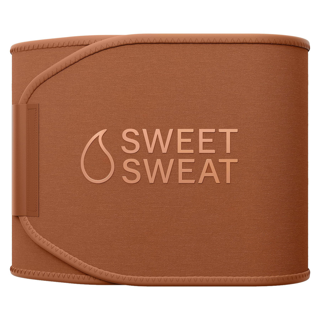 Sports Research Sweet Sweat® Waist Trimmer - Premium Sweat Enhancing Fitness Band for Women & Men