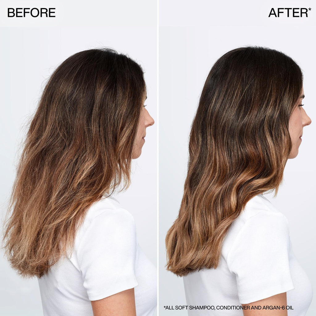 Redken All Soft Conditioner | For Dry, Brittle Hair | Moisturizes & Provides Intense Softness | With Argan Oil | 10.1 Fl Oz