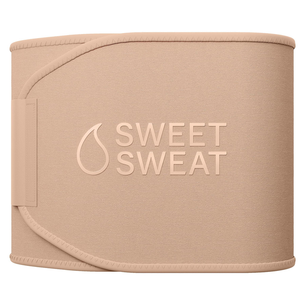 Sports Research Sweet Sweat® Waist Trimmer - Premium Sweat Enhancing Fitness Band for Women & Men