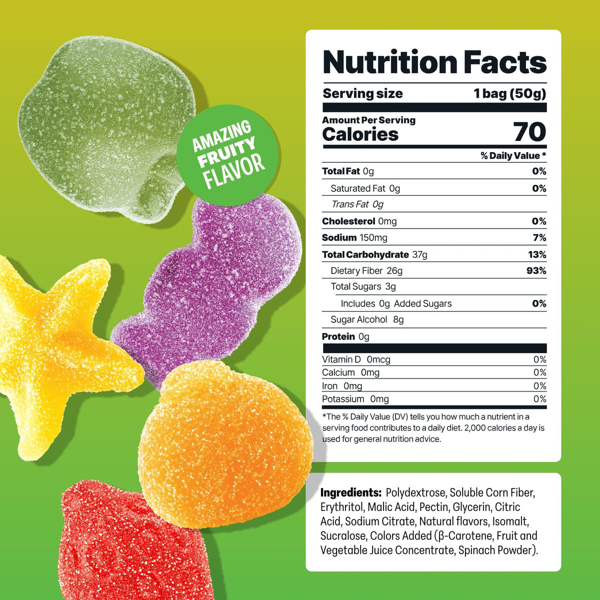 Shameless Snacks Tropical Paradise Mixed Bag - Sour Gummy Candy | 5 Tropical Flavors Per Bag Fruit Snacks, Keto 3g Sugar - Gluten Free Vegan Gummies for Adults
