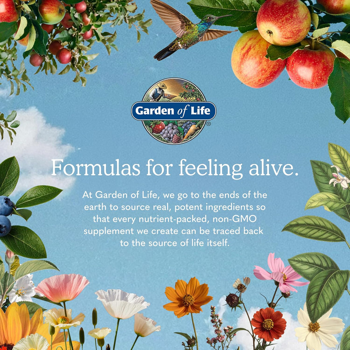 Garden of Life Vitamin Code Raw Vitamin C - 120 Capsules, 500mg Whole Food Vitamin C Capsules + Fruit & Veggie Blend & Probiotics, Supplements for Adults, Vegan, Gluten Free