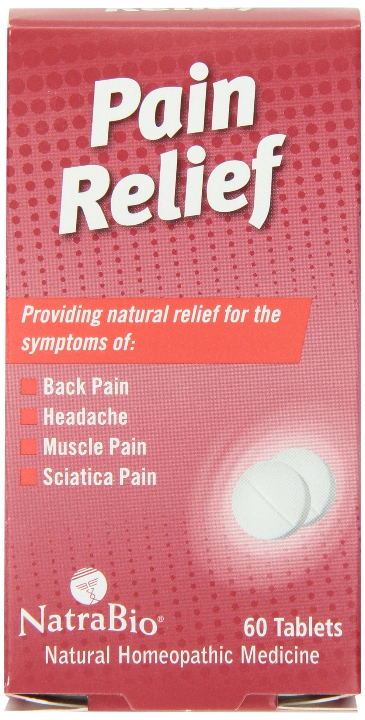 Natrabio Pain Relief Tablets, 60 Count NatraBioBuy Supplements Australia