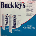 BUCKLEY'S Complete Cough Cold and Flu 250ML Bottle 2 Pack Fast Relief of Dry Cough, Sore Throat, Fever & Chills