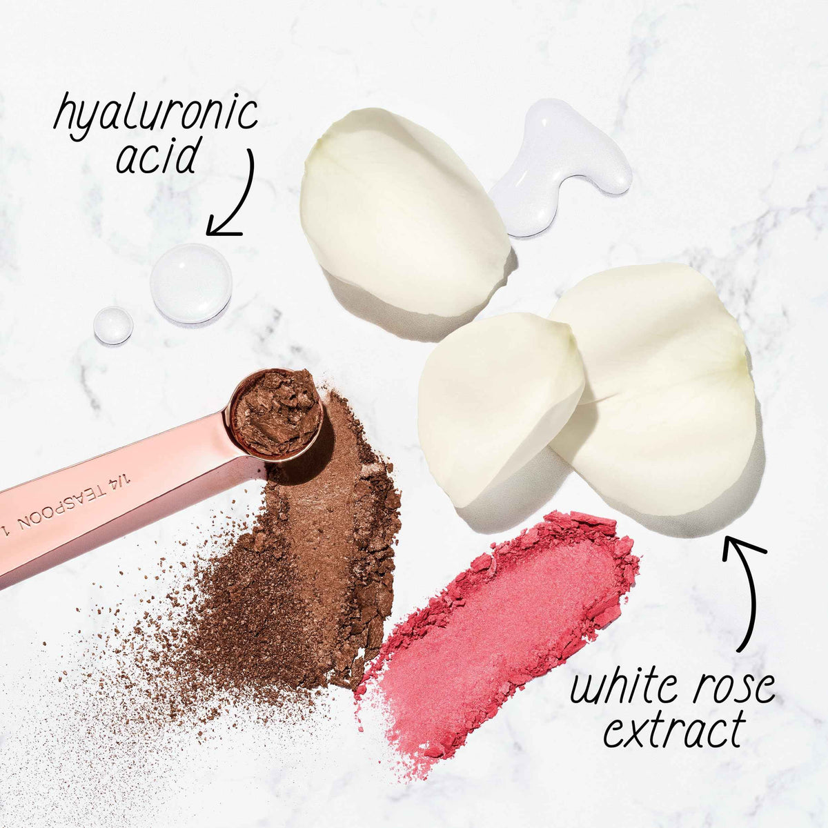 COVERGIRL TruBlend Skin Enhancer Baked Luminous Blush, with Hyaluronic Acid & White Rose Extract, Blends Seamlessly - Strawberry Drizzle (Bright Red with Light Red Swirls)