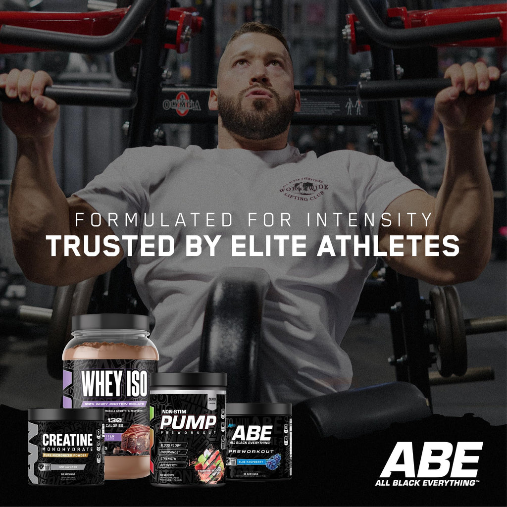 All Black Everything Creatine Monohydrate | Support Muscles, Cognitive Function | Micronized Amino Acid Powder | Cellular Energy | Workout Supplement for Men & Women | Unflavored | 60 Servings