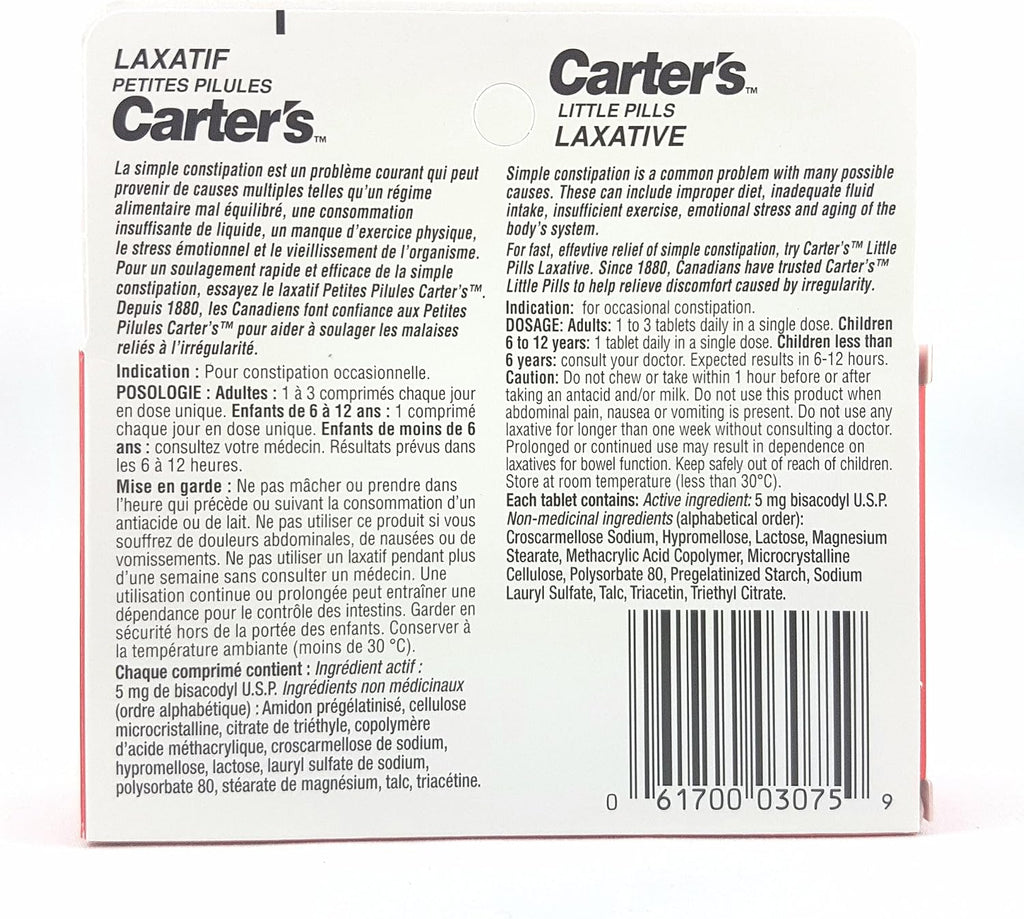 CARTER'S LITTLE PILLS 75'S
