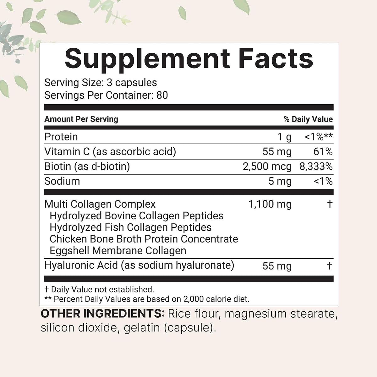 Micro Ingredients 8-in-1 Multi Collagen Capsules & L-Theanine 200mg with Magnesium Glycinate Softgels | Grass-Fed Collagen Peptides | Amino Acid & Mineral Complex Bundle 2 Pack - PrimeBioHealth - canada supplements